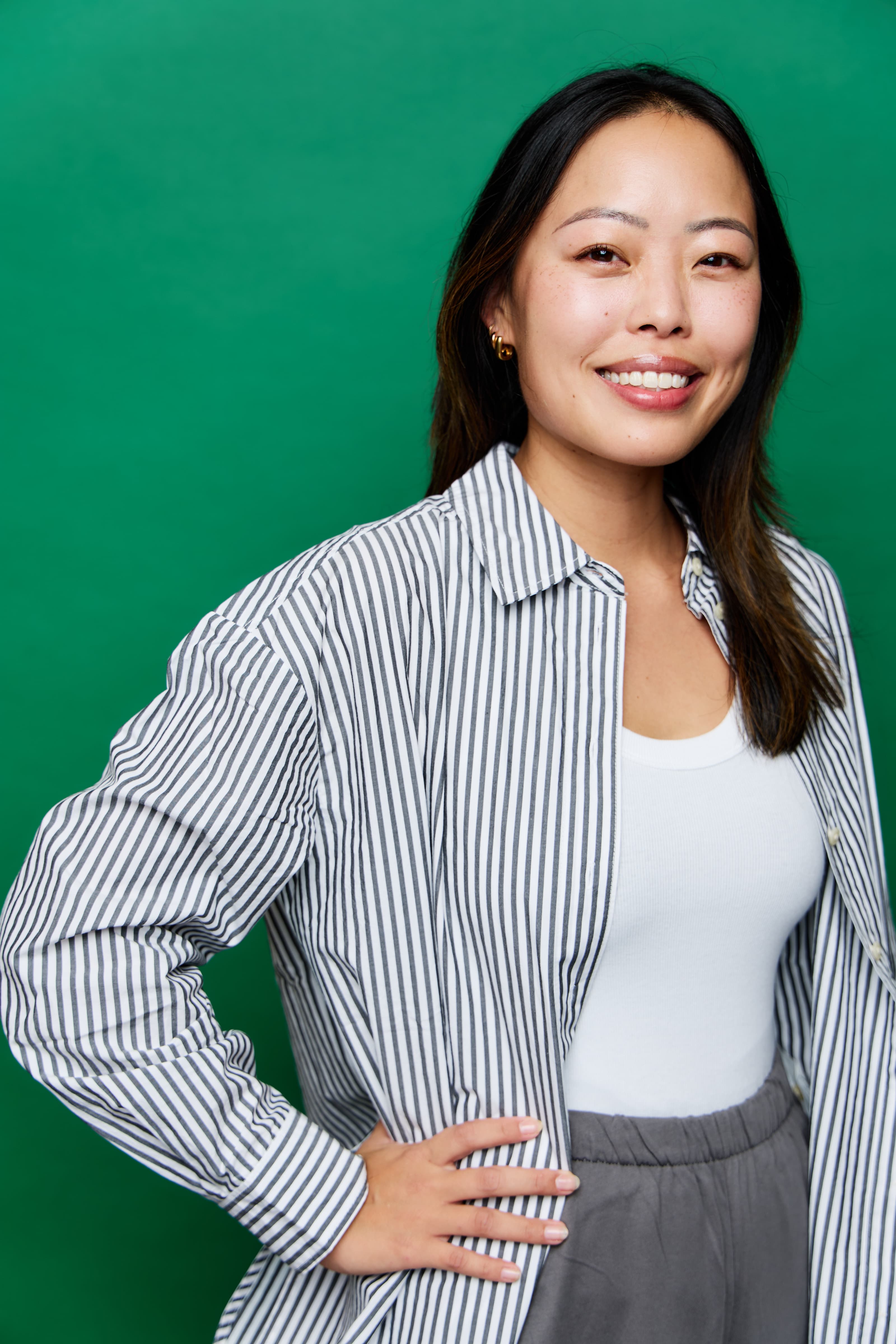 Portrait on a Evergreen backdrop